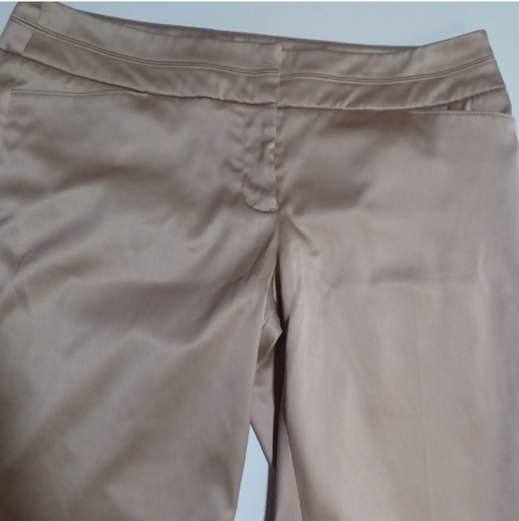 LAST CHANCE EXPRESS Satin look dressy spandex pants wmns sz 12 - Picture 2 of 4